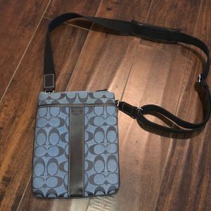 Coach Vintage Blue Crossbody and Fannypack